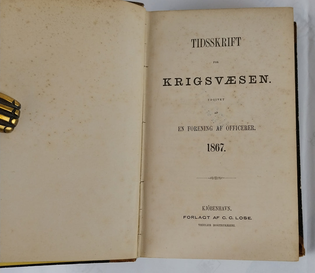 Tidsskrift for Krigsvæsen 1867