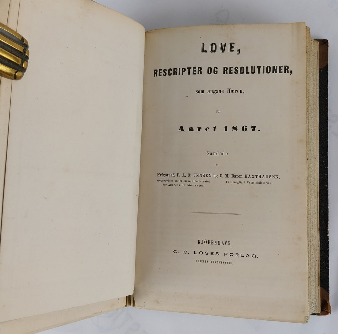 Tidsskrift for Krigsvæsen 1867