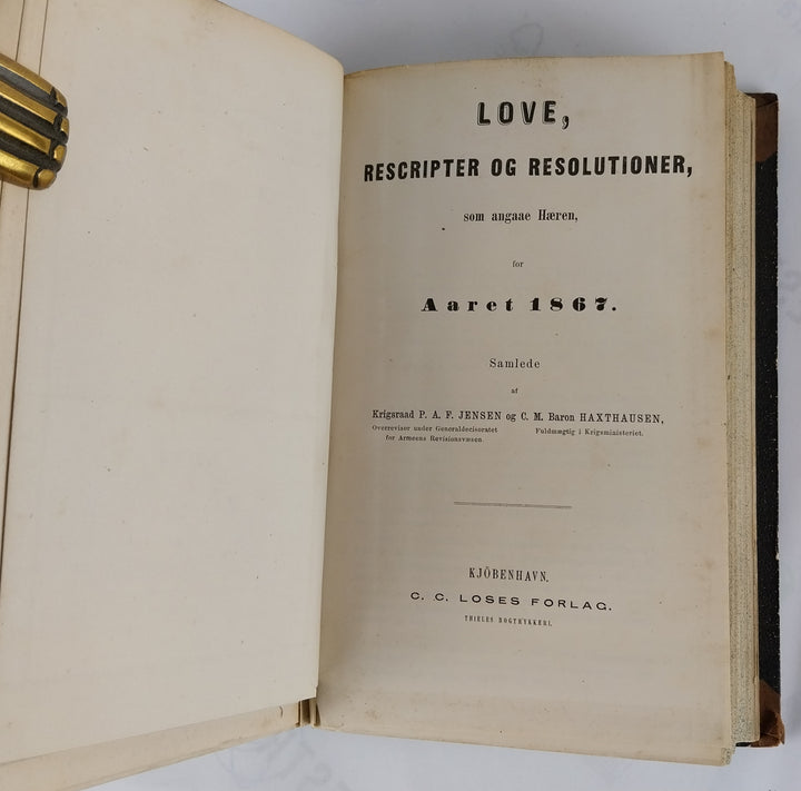 Tidsskrift for Krigsvæsen 1867