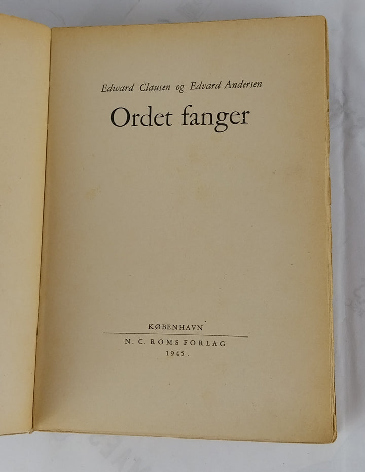 Ordet fanger