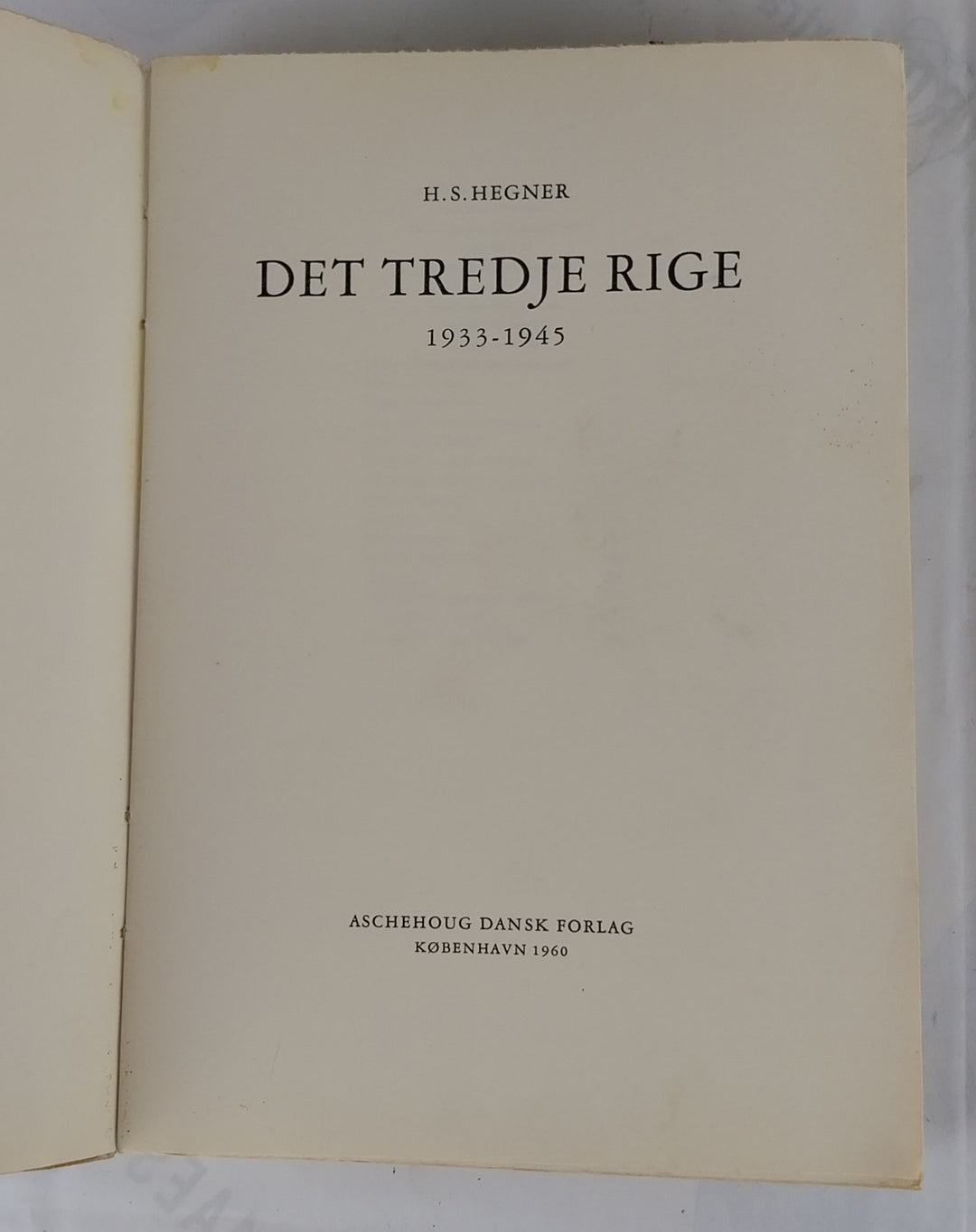 Det 3. rige 1933 - 1945