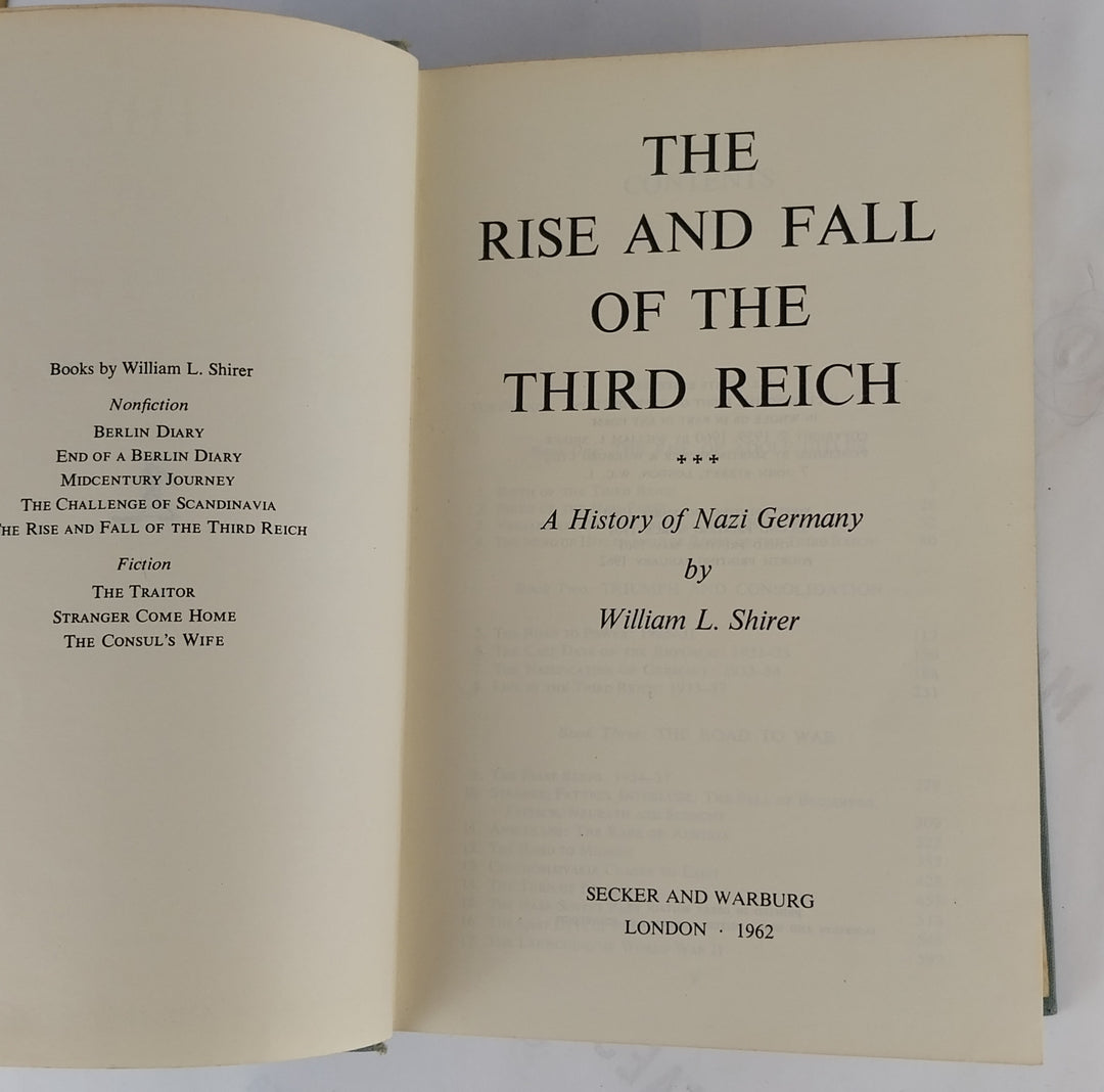The Rise and Fall of the Third Reich