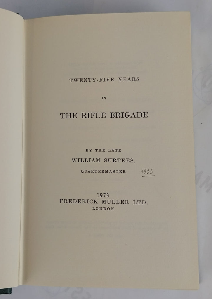 Twenty-Five Years in the Rifle Brigade