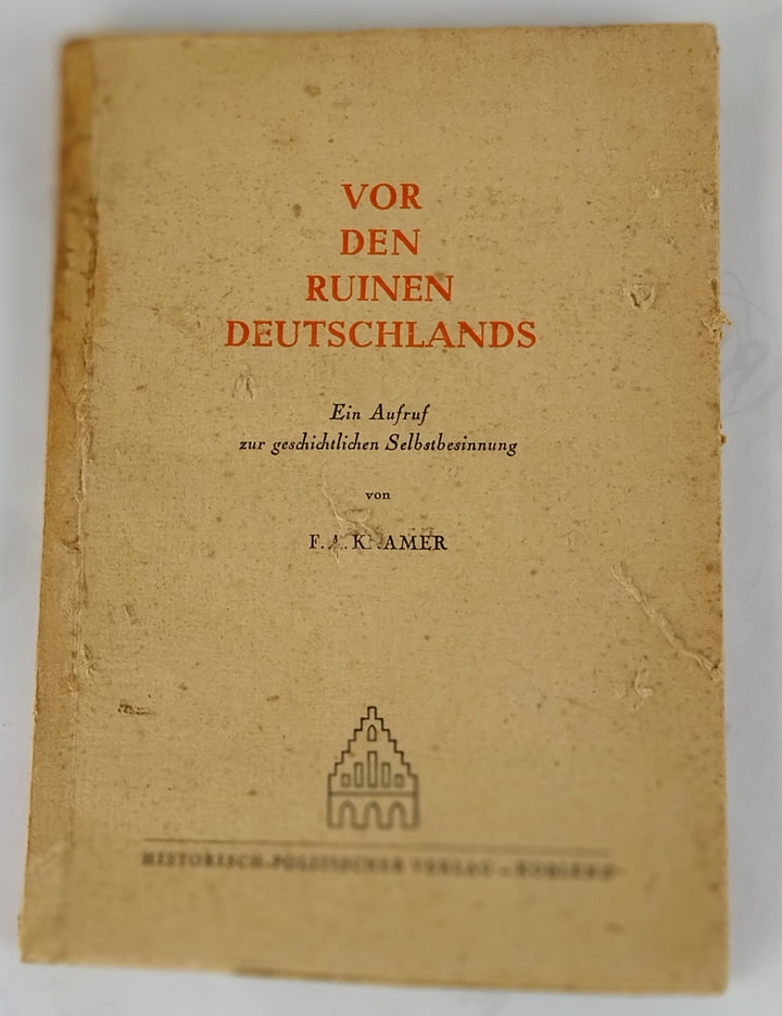 Vor den ruinen Deutschlands