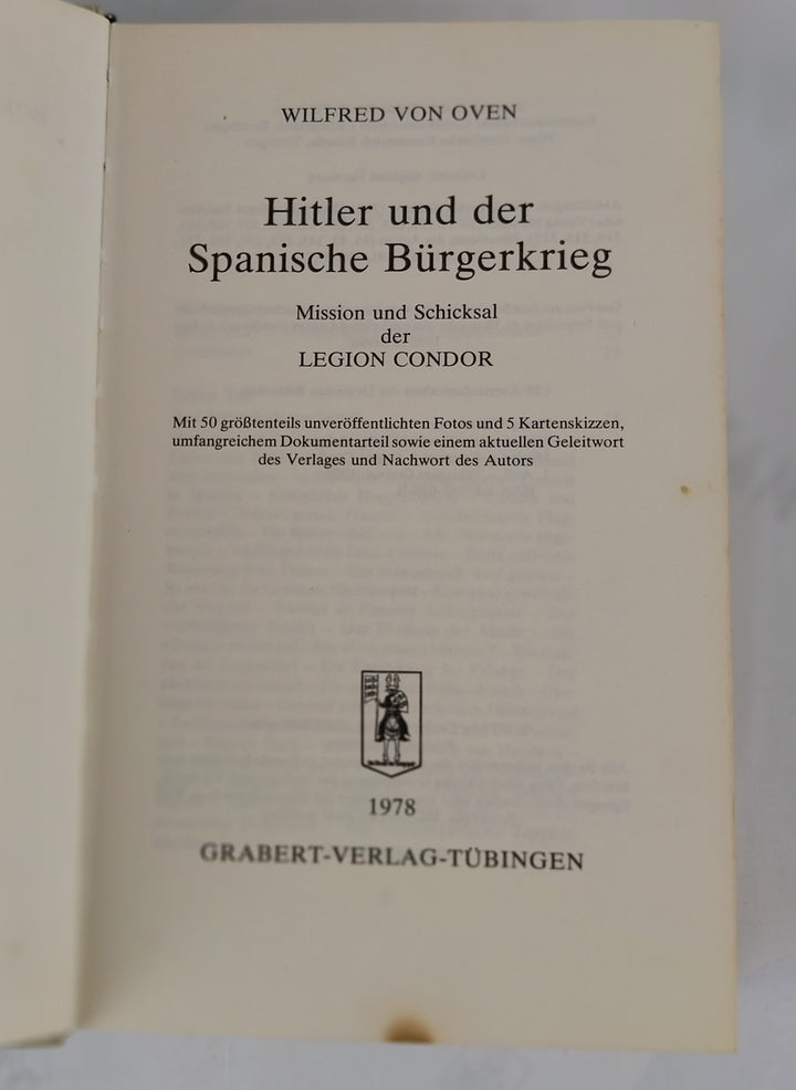 Hitler und der spanische bürgerkrieg