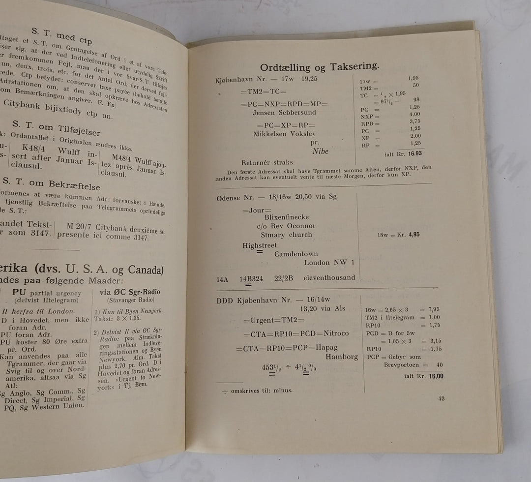 Telegraf Haandbog 1922