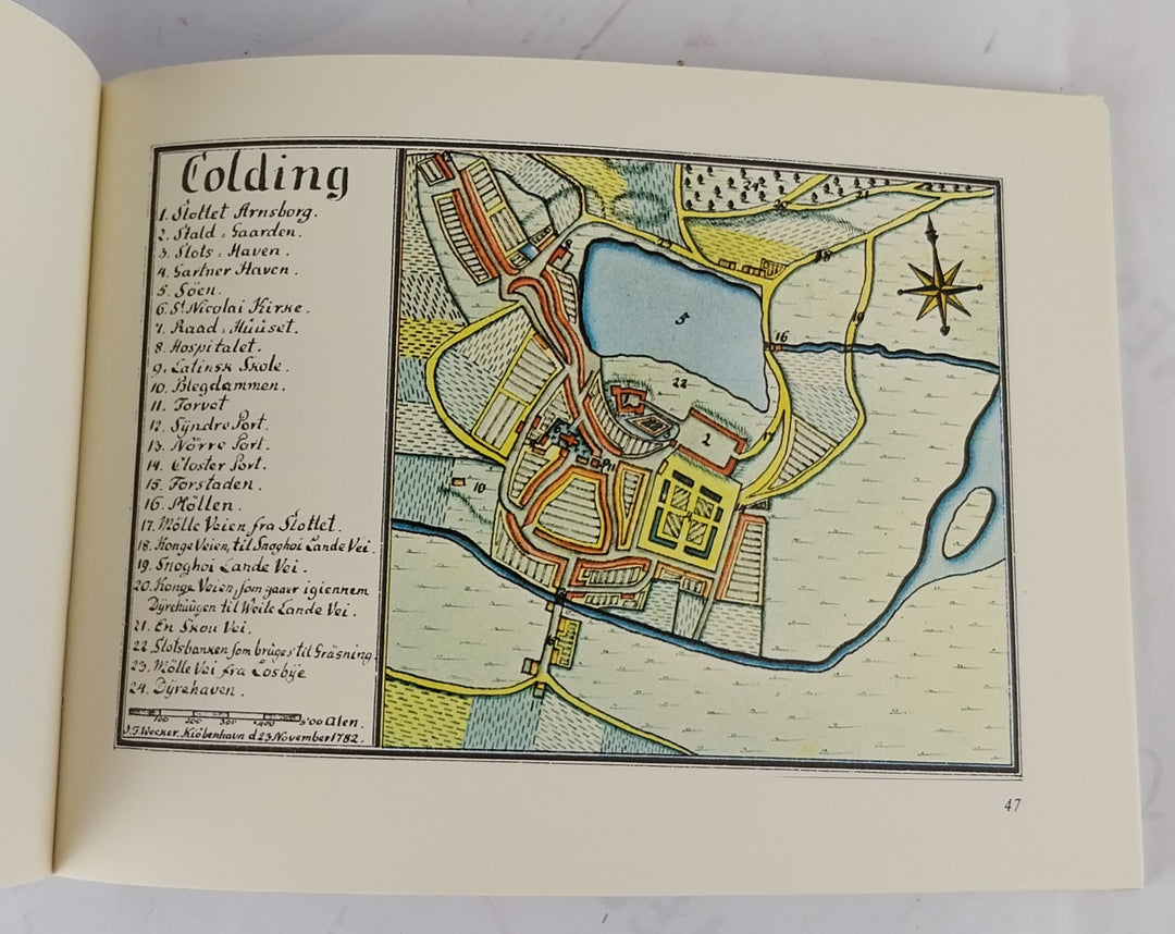 Weckers Bykort. En kortsamling fra 1700-årene, suppleret med bykort fra Pontoppidan og Resen.
