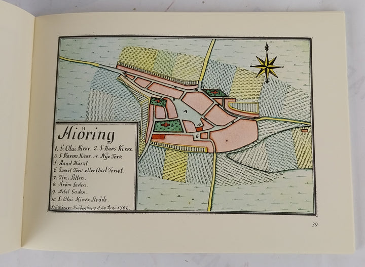 Weckers Bykort. En kortsamling fra 1700-årene, suppleret med bykort fra Pontoppidan og Resen.