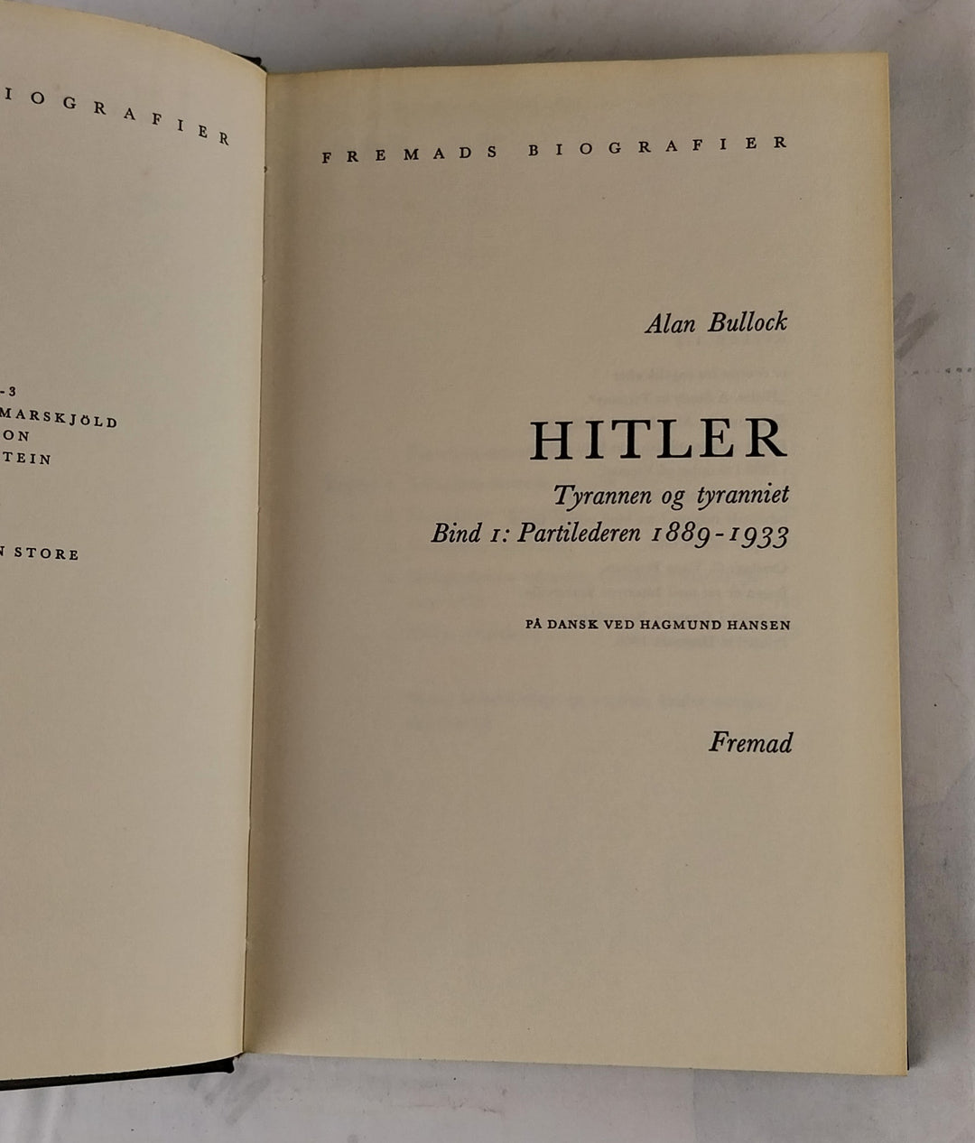 Hitler. Tyranen og tyranniet