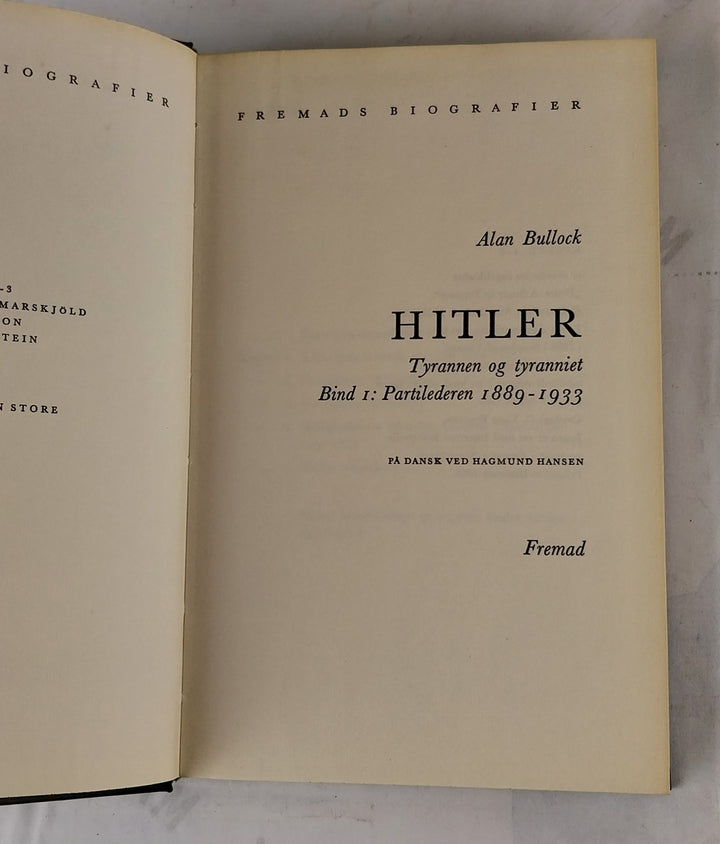 Hitler. Tyranen og tyranniet