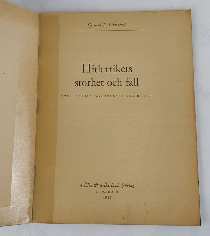 Hitlerrikets storhet och fall