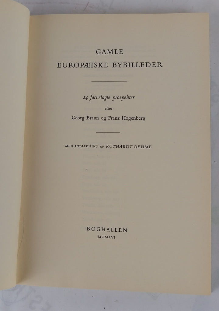 Gamle europæiske bybilleder.