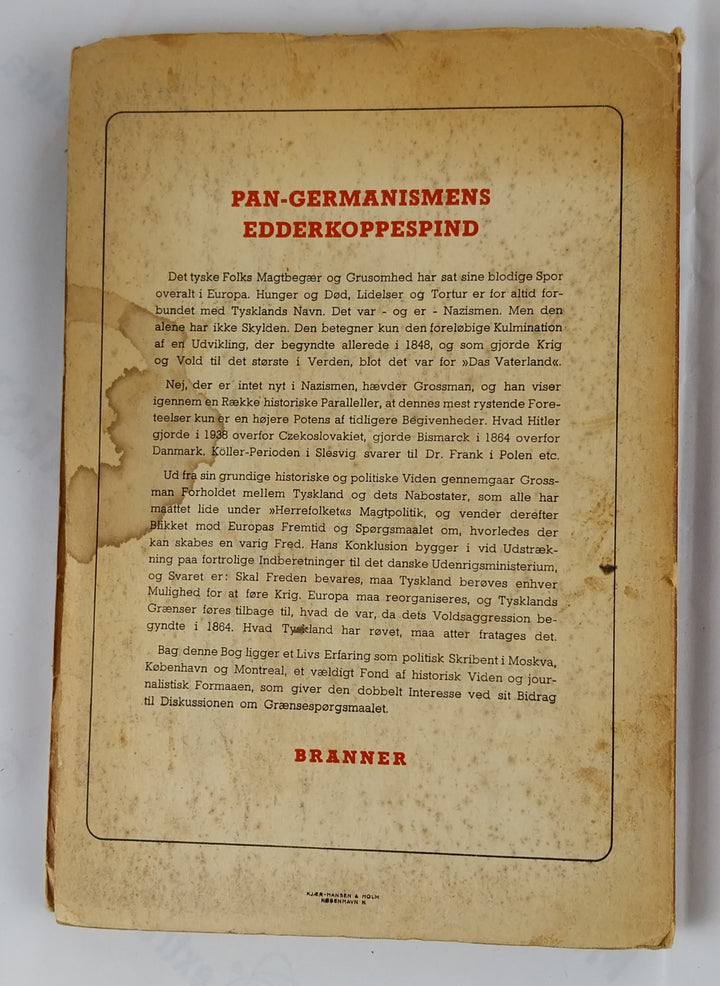 Pan-Germanismens Edderkoppespind