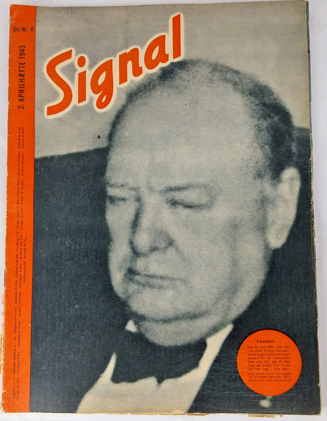 Signal 21 stk. 1940 til 1943
