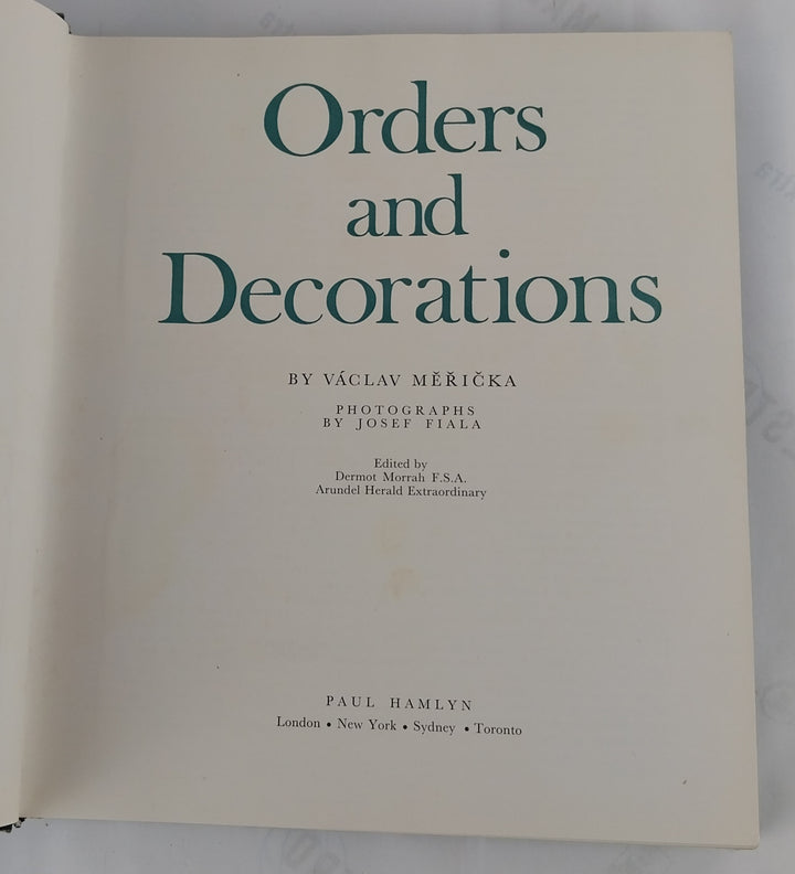 Orders and Decorations
