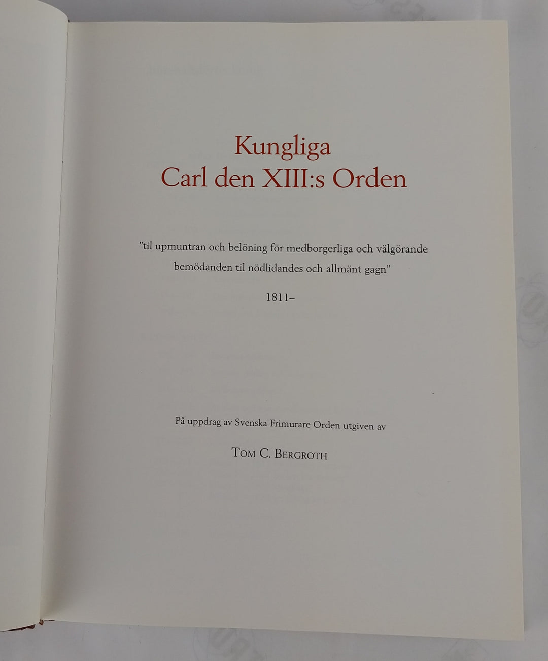 Kungliga Carl den XIIIs Orden
