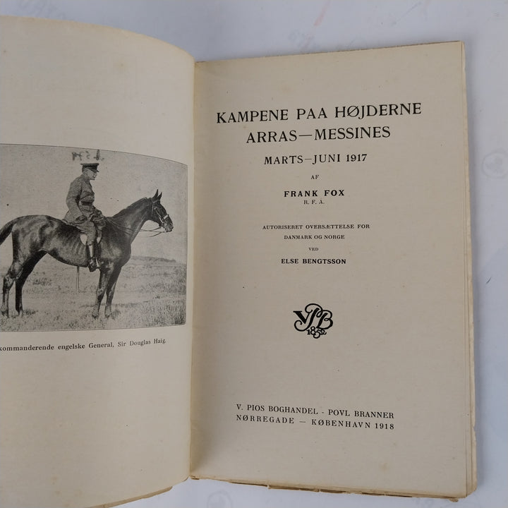 Kampene paa højderne Arras - Messines marts - juni 1917