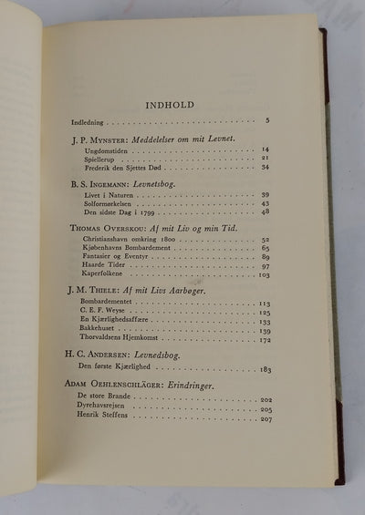 Danske levnedsbøger, fra det 19. Aarhundrede