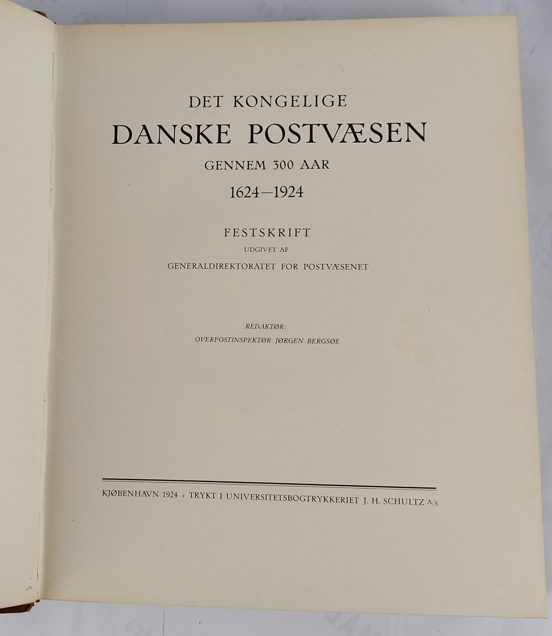 Det Kongelige Danske Postvæsen gennem 300 Aar 1624-1924.