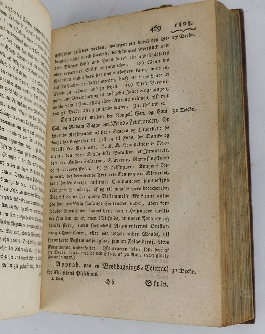 Reskripter, Resolutioner og Collegialbreve. Første deel 1801 -1804