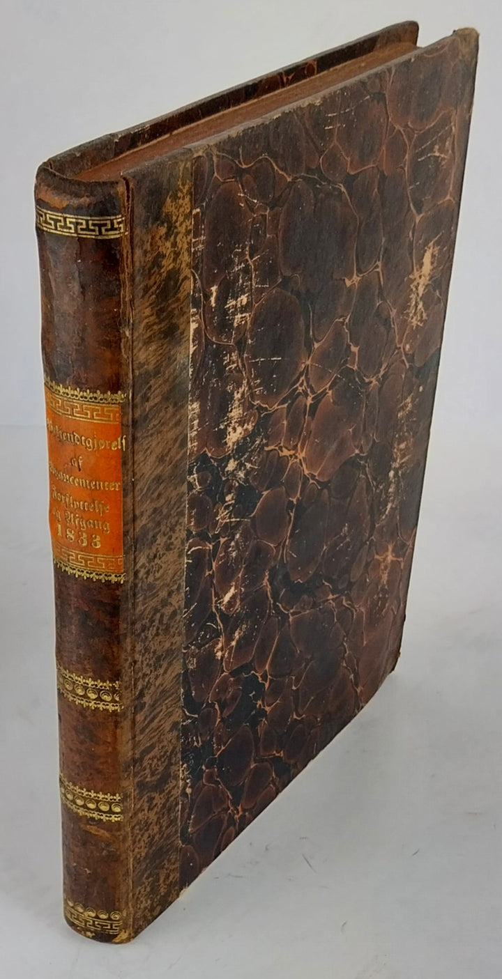 Bekiendtgiørelse af Avancement, Forflyttelse og afgang. 1833