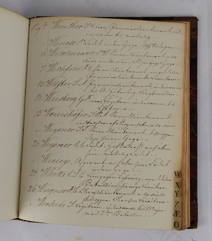Bekiendtgiørelse af Avancement, Forflyttelse og afgang. 1833