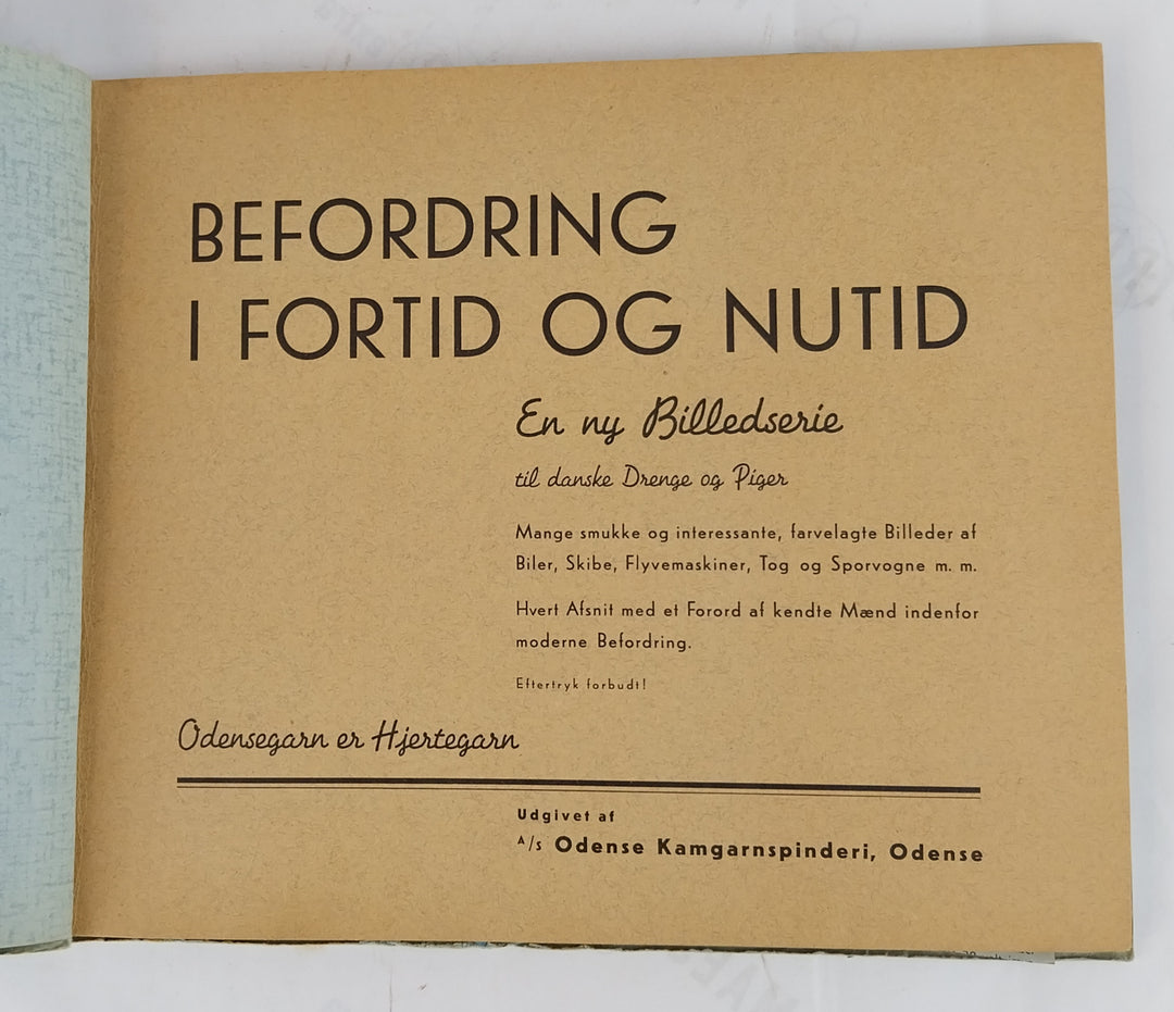 Befordringsmidler i fortid og nutid