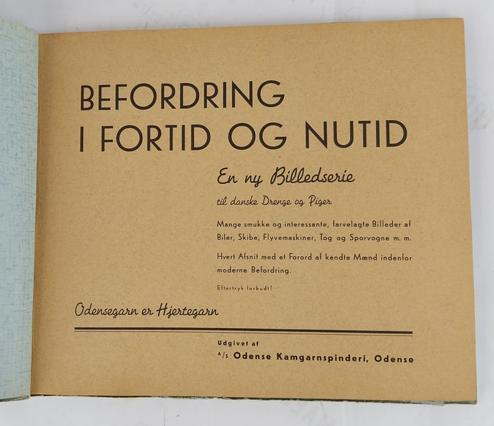 Befordringsmidler i fortid og nutid