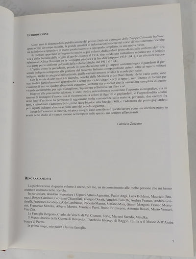 Uniformi e Insegne delle Truppe Coloniali Italiane
