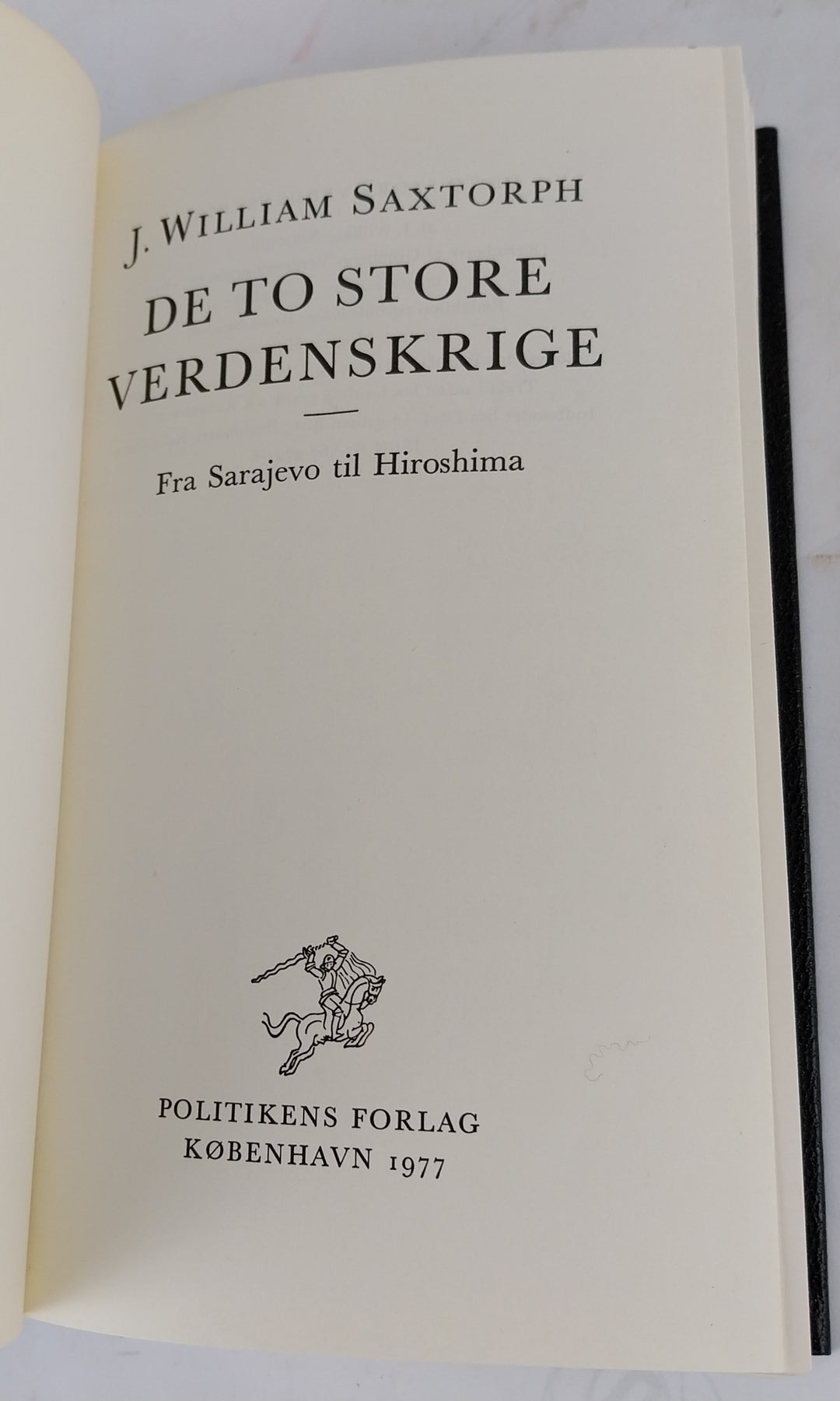 De to store verdenskrige