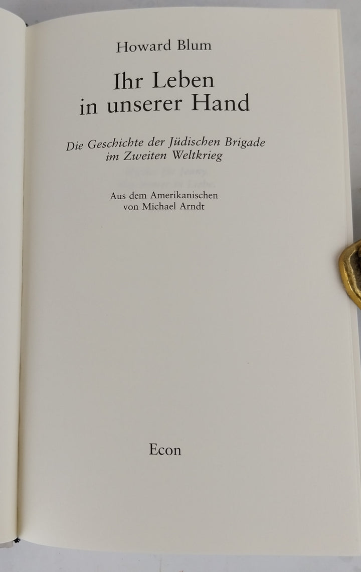 Ihr Leben in unserer Hand