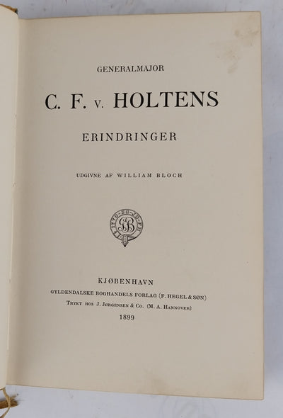 C. F. v. Holtens Erindringer