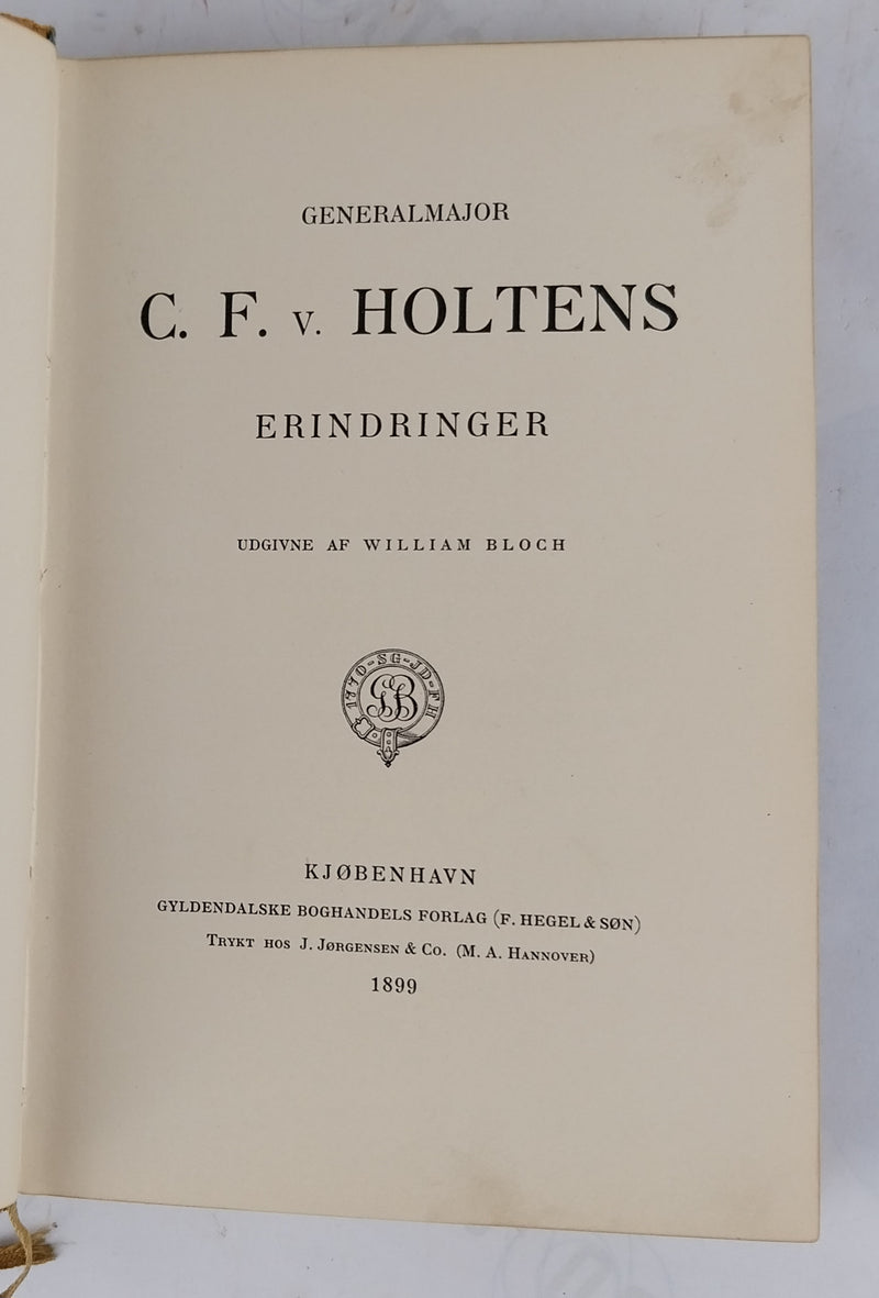 C. F. v. Holtens Erindringer