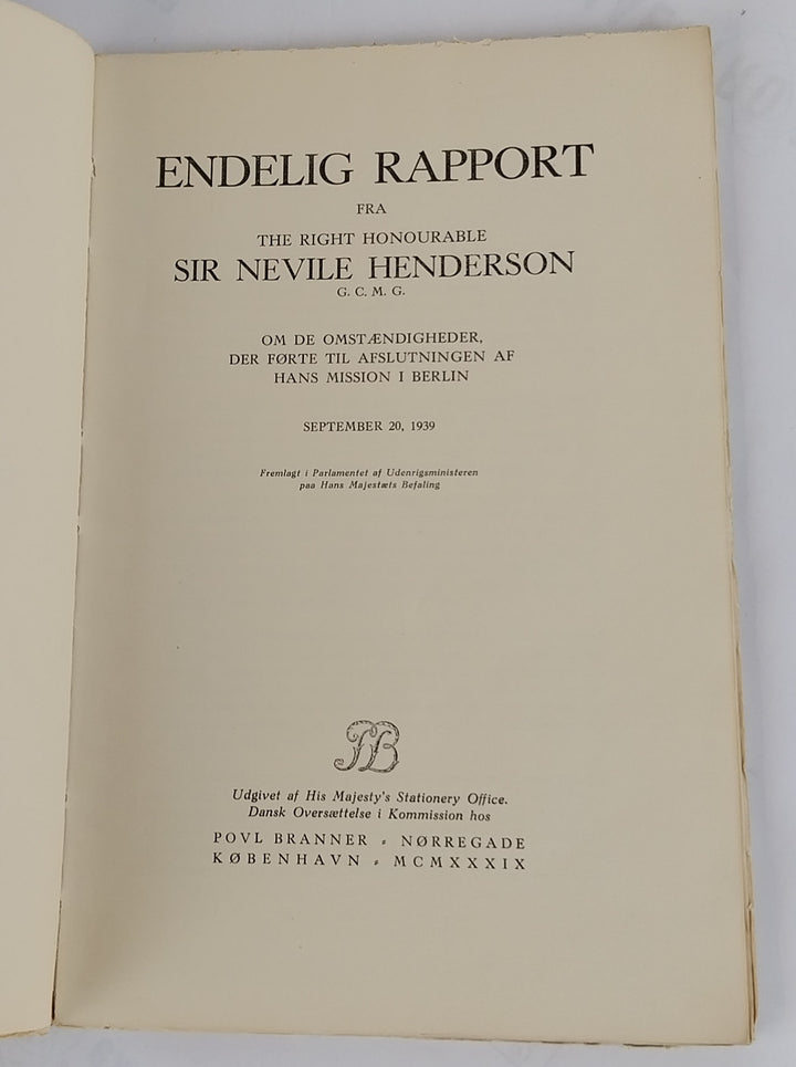 De engelske Hvidbøger