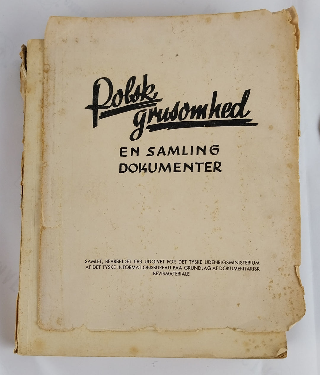 Polsk grusomhed. En samling dokumenter.