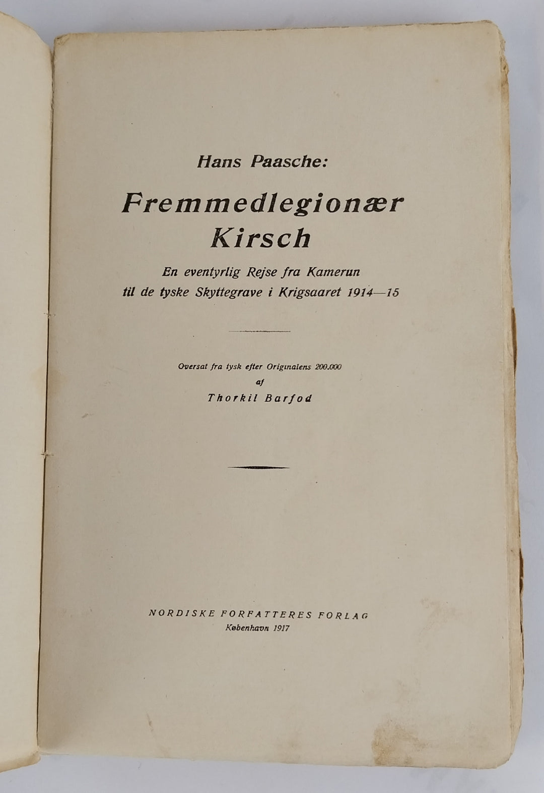 Fremmedlegionær Kirsch