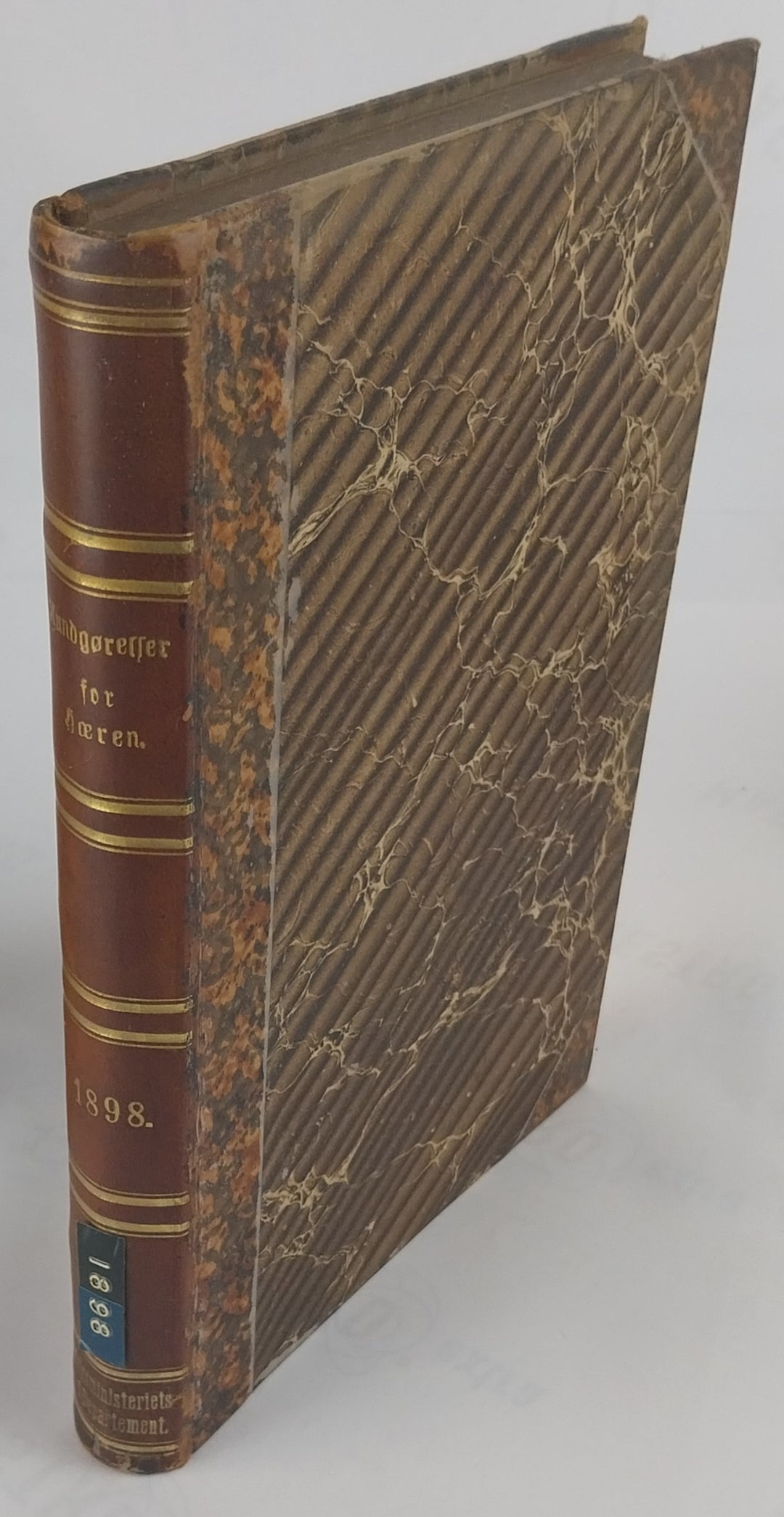 Kundgørelser for Hæren samt Love og Bestemmelser som angaa Hæren. 1898