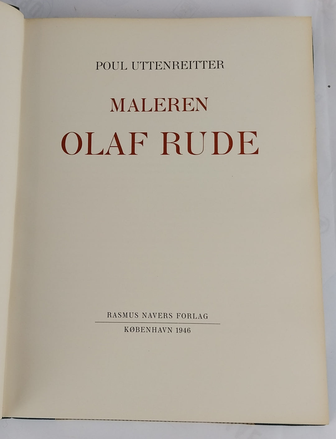 Maleren Olaf Rude.