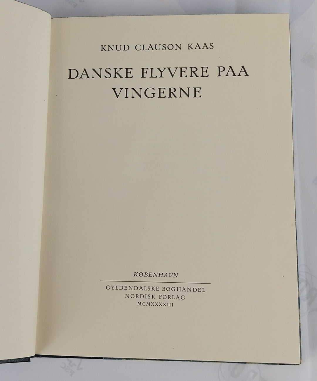 Danske Flyvere paa vingerne