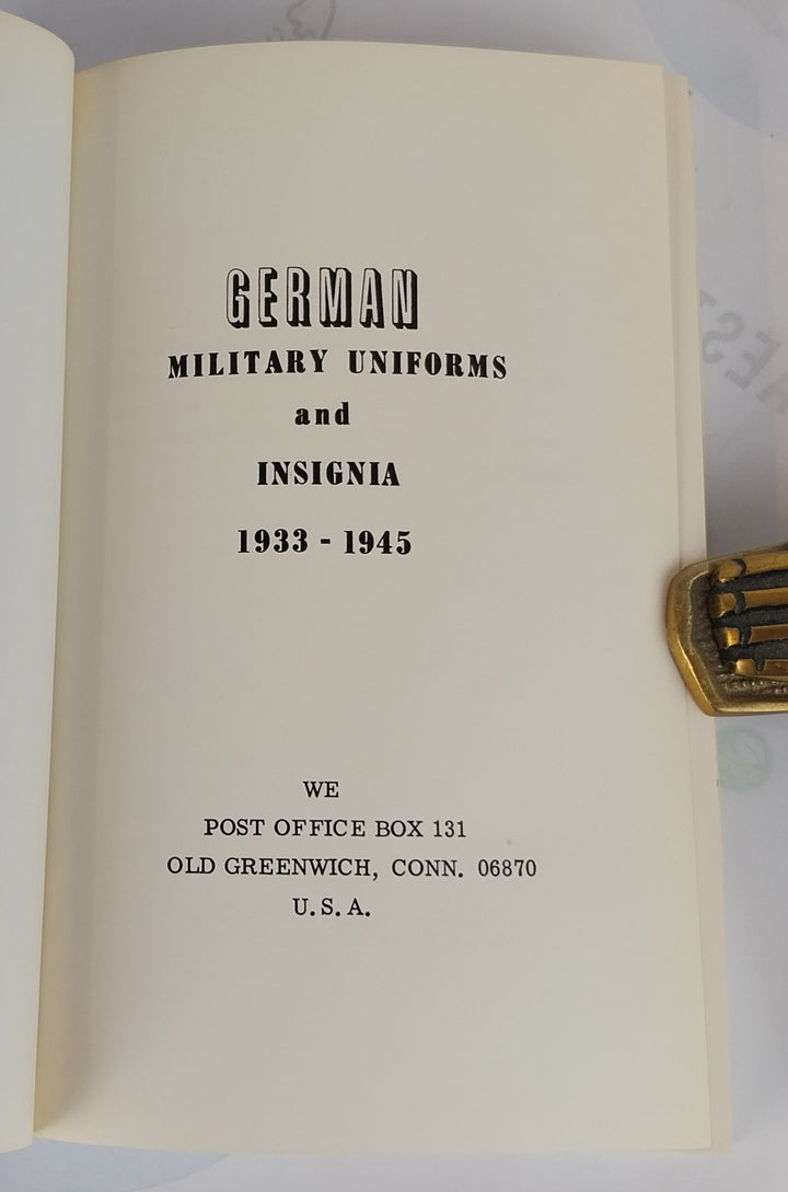 German Military Uniforms and Insignia 1933-1945