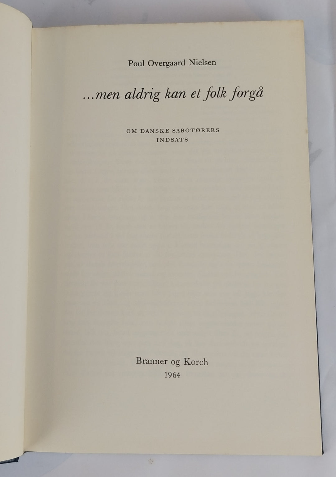 ...men aldrig kan et folk forgå
