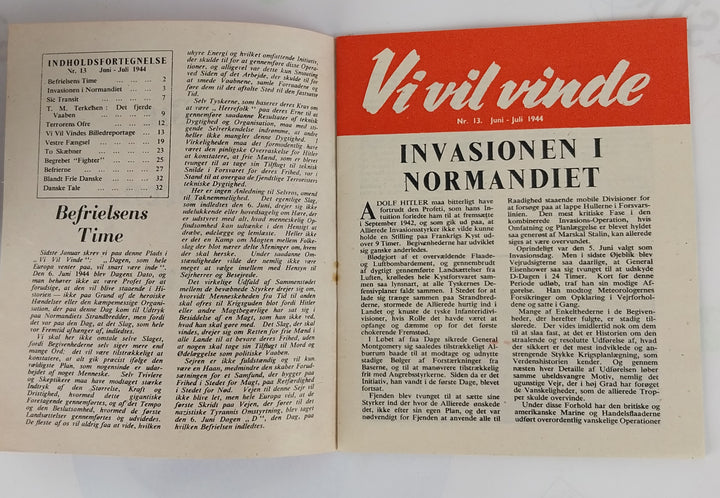 Vi vil vinde.