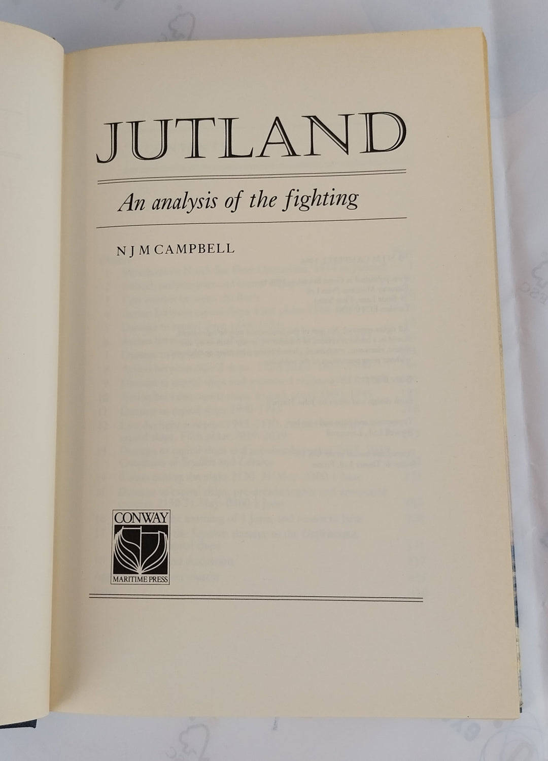 Jutland. An analysis of the fighting