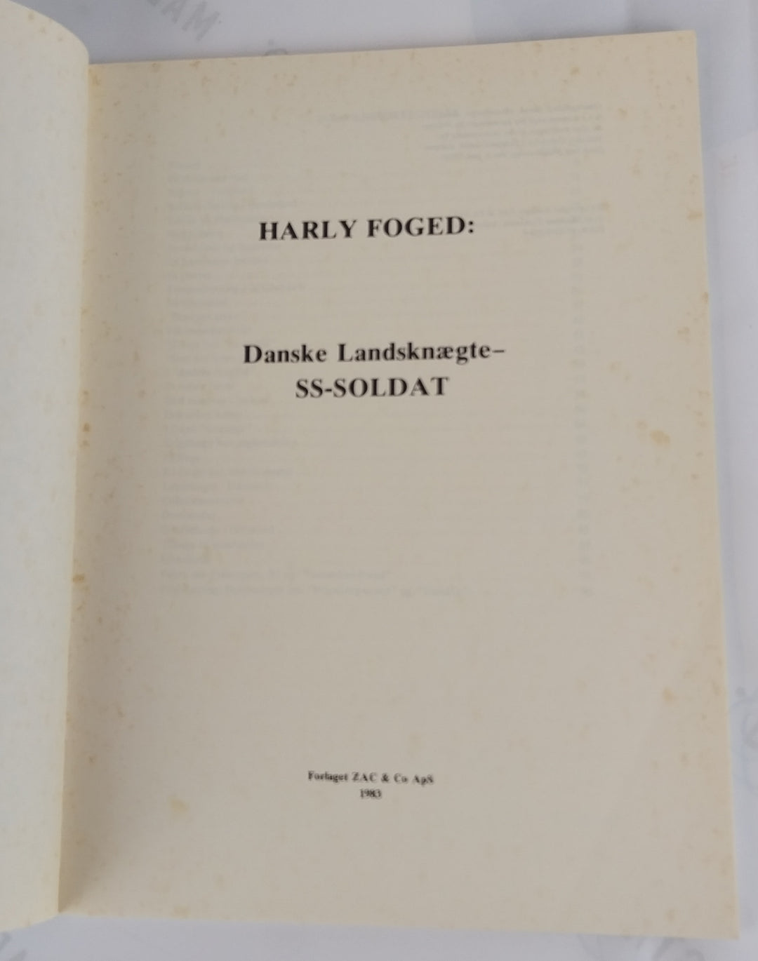 Danske landsknægte: SS-soldat