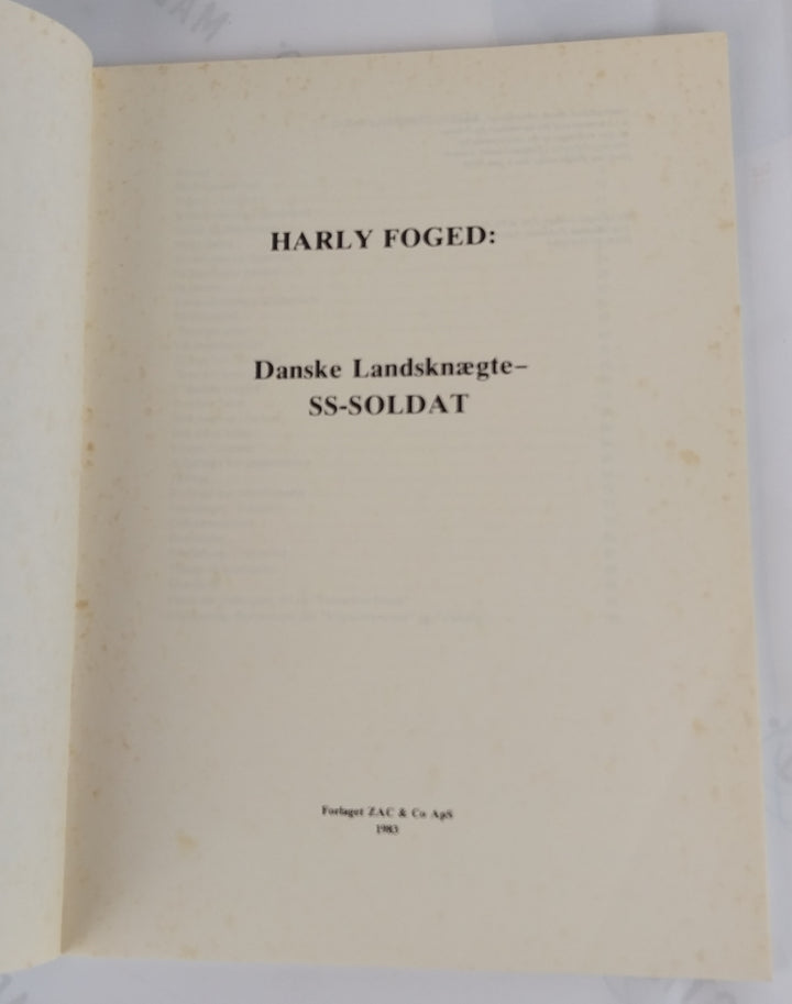 Danske landsknægte: SS-soldat