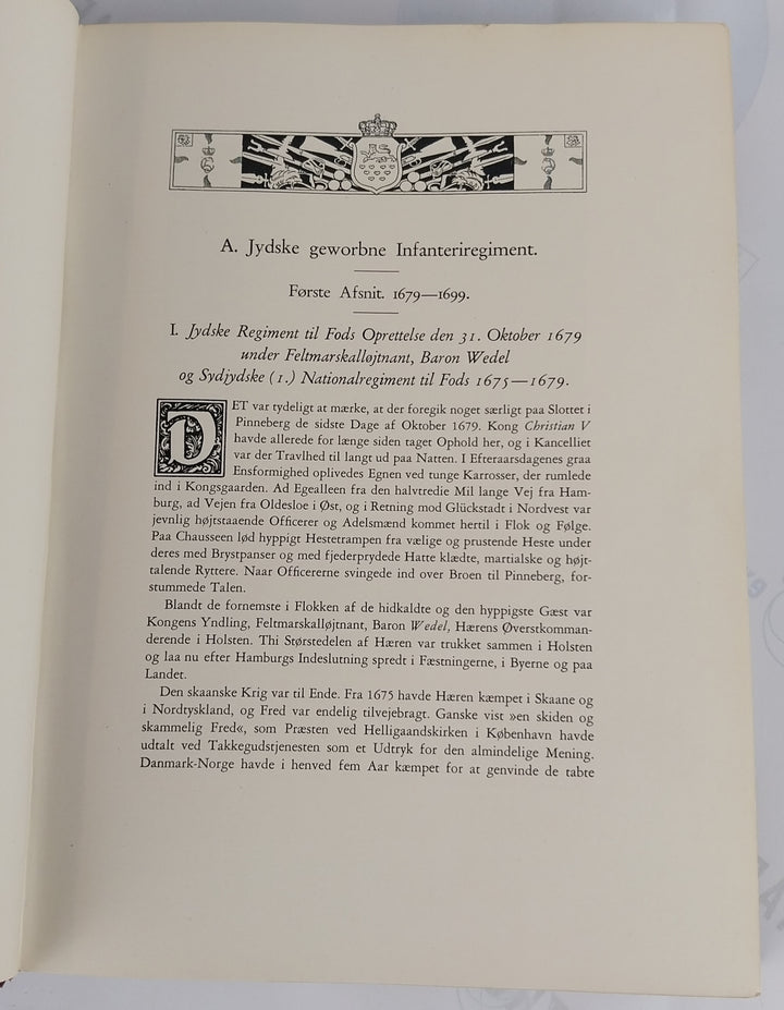 12. Bataillons historie 1679 - 1929