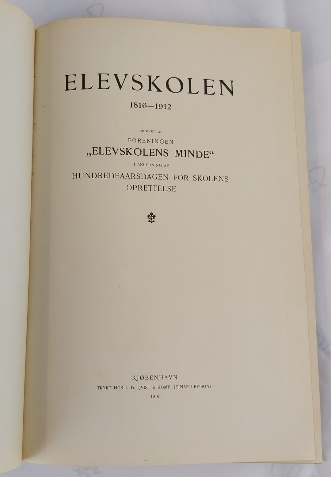 Elevskolen 1816-1912