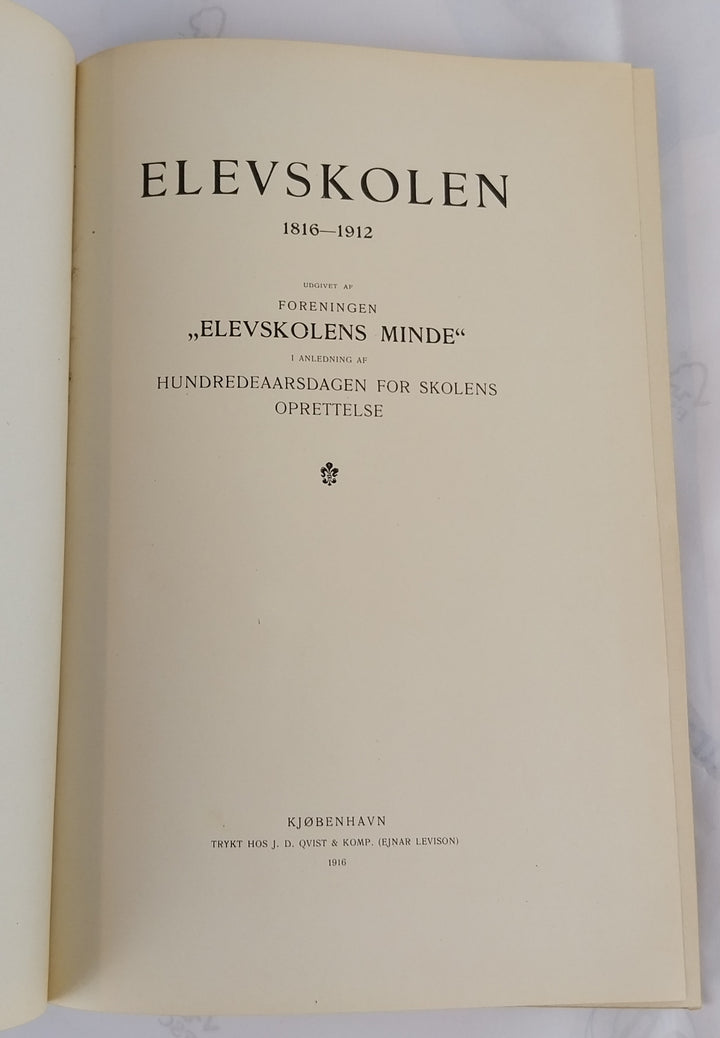 Elevskolen 1816-1912