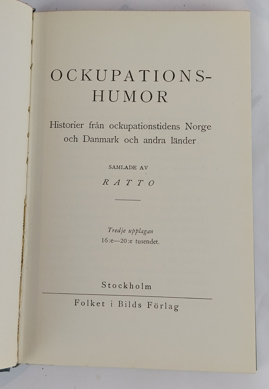 Ockupations humor