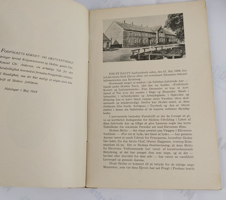 Fodfolkets Kornet- og Løjtnantskole 1887-1938